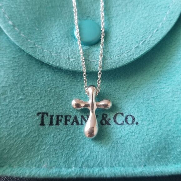 Tiffany & Co. Cross Pendant Necklace - Picture 2 of 8